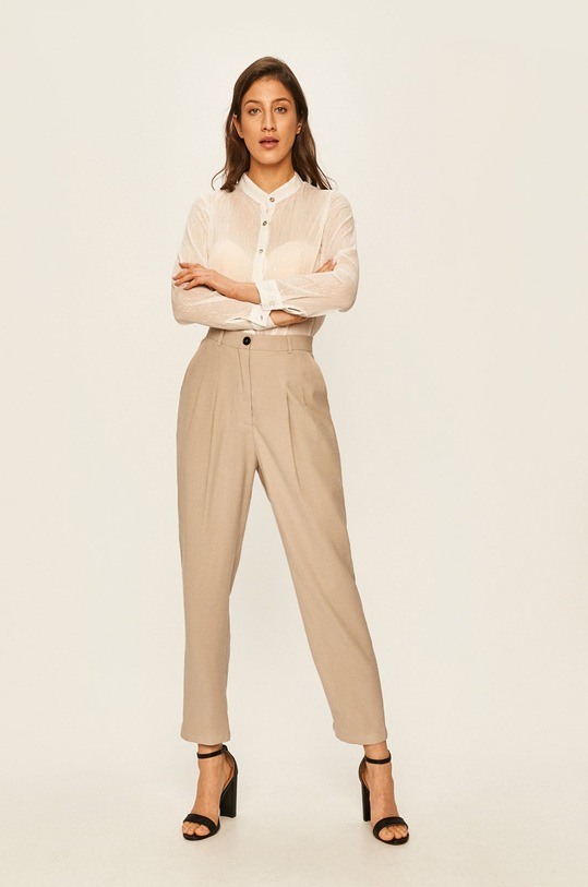 Answear.LAB - Kalhoty WS20.SPD001 béžová WS20