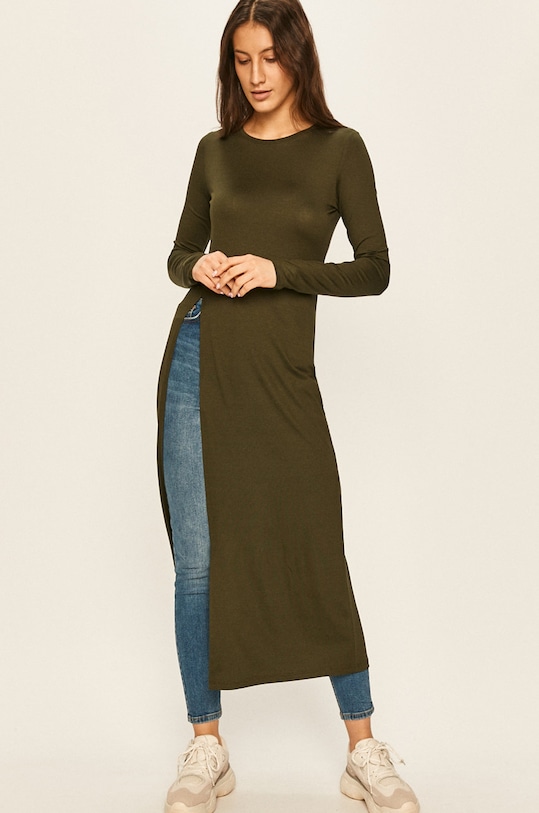 Answear - Tunica midi verde WS20.SUD604