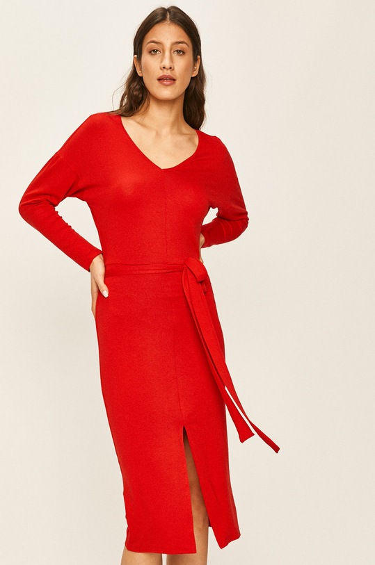 Answear Lab rochie midi rosu WS20.SUD611