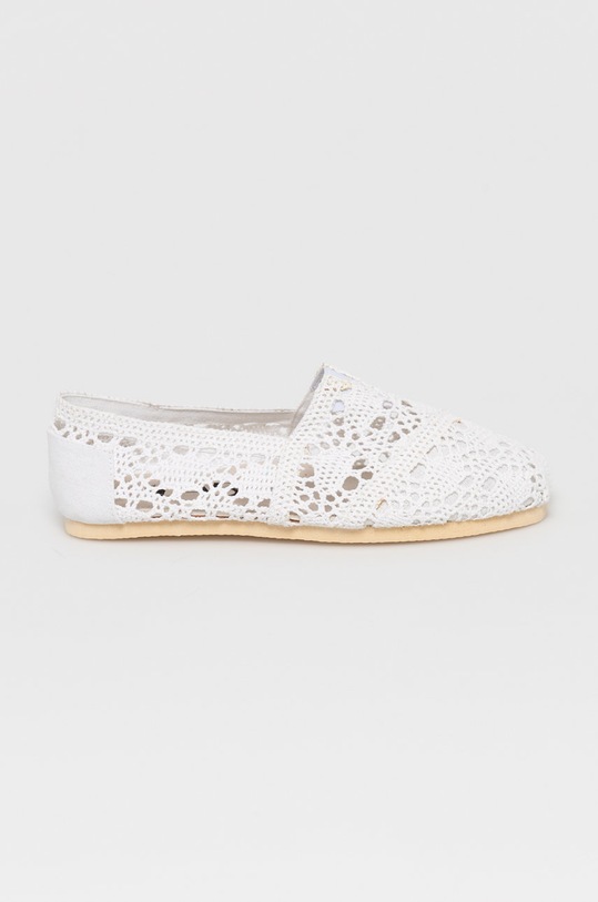 Espadrilky Answear.LAB textilný biela WS21.OBD00C