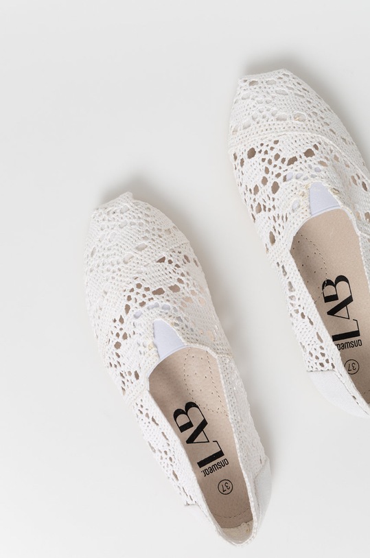 Espadrilky Answear.LAB biela WS21.OBD00C