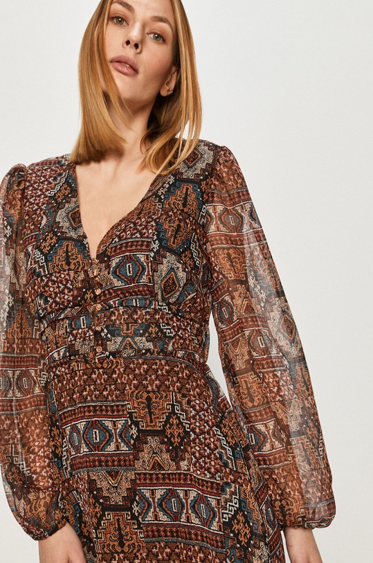 Answear.LAB - Šaty hnedá WA21.SUD143