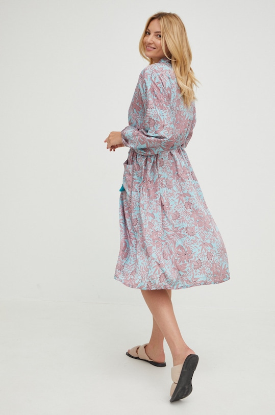 Ruházat Answear.LAB selyem kimonó D9.K türkiz