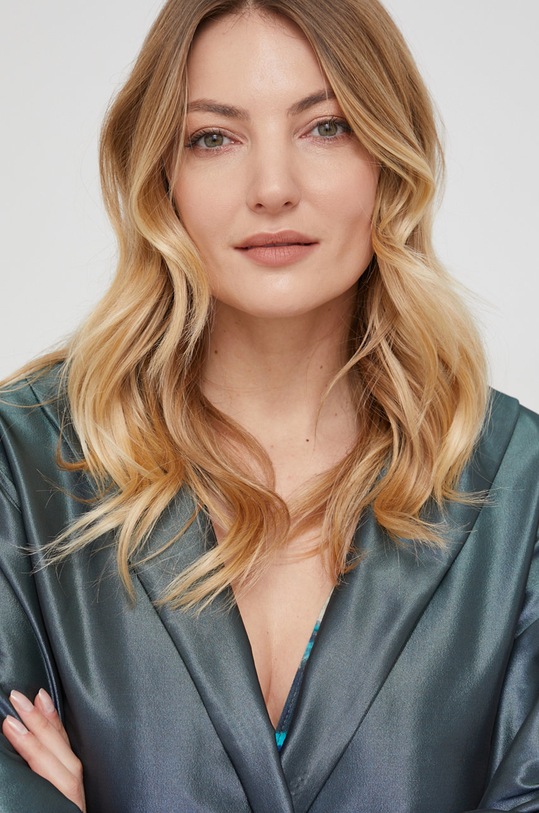 Kimono Answear.LAB WS22.KUD100 tyrkysová