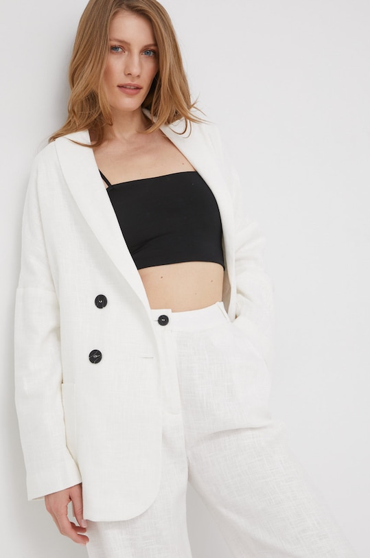 Sako Answear.LAB látka biela WS22.KZD102