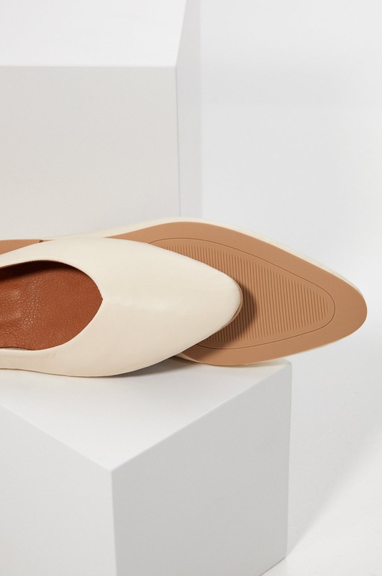 Answear Lab baleriny skórzane 628.230.103.DB beżowy WS22