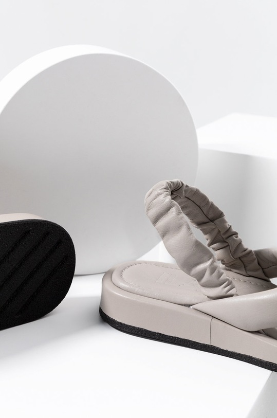 Încălțăminte Answear Lab sandale de piele 700402.AJ bej