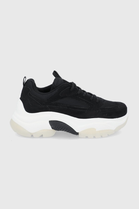 Answear Lab buty imitacja zamszu czarny Z.240.DB