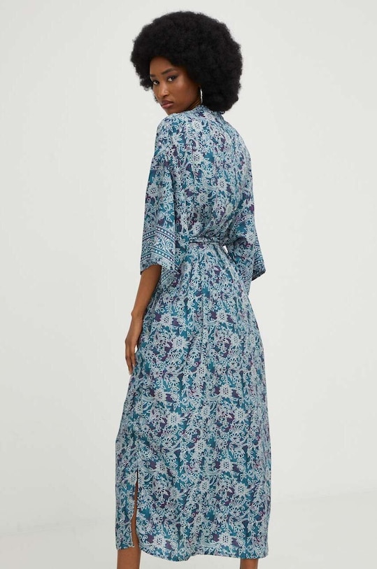 Oblečenie Hodvábne kimono Answear.LAB D8.WK modrá