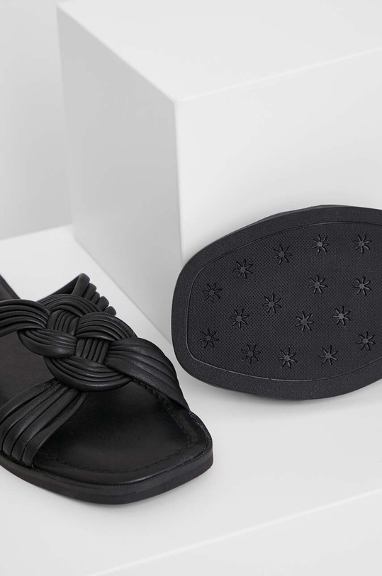 Boty Kožené pantofle Answear.LAB 3703.DB černá