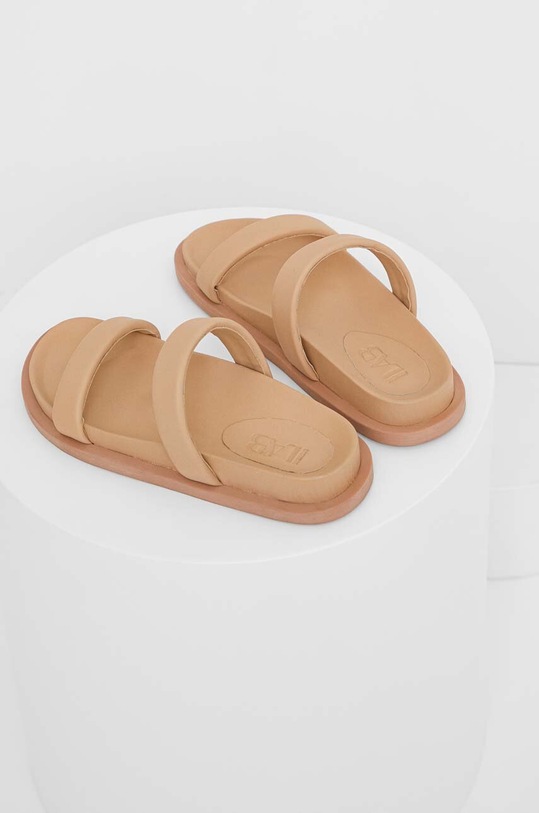 Scarpe Answear.LAB infradito in pelle 2020.114 beige