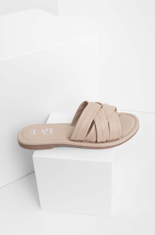 Answear.LAB bőr papucs nappa bőr bézs DE4144.1.DB