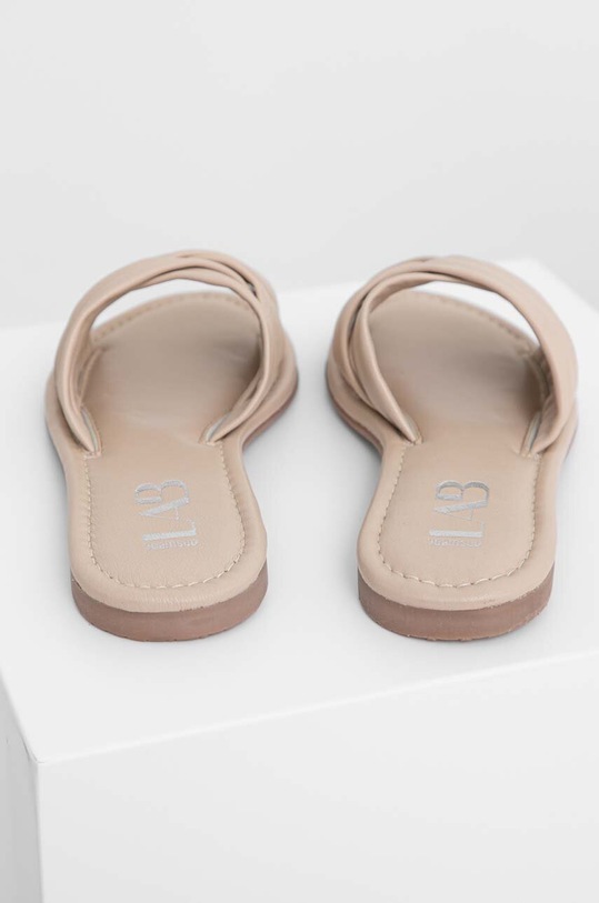 Answear.LAB bőr papucs bézs DE4144.1.DB