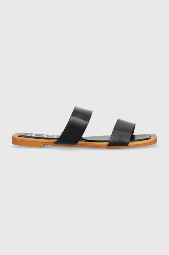 Answear Lab papuci imitatie de piele negru SR6110.DB