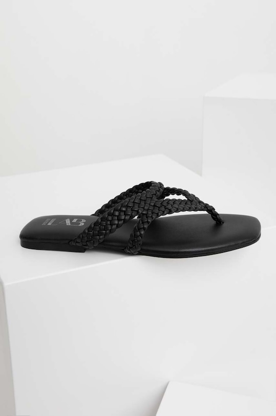 Кожаные вьетнамки Answear.LAB SC6671.DB чёрный WS23