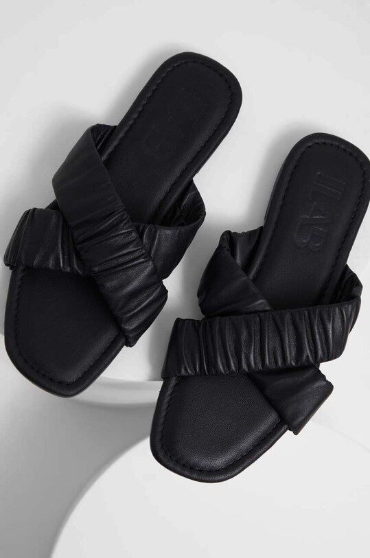 Кожени чехли Answear Lab FLAT.03.DB черен WS23