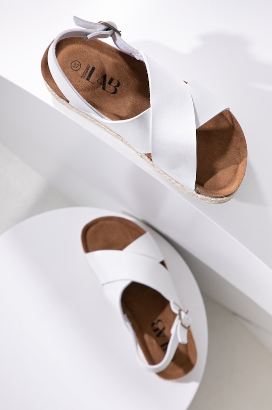 Answear Lab sandały WS22.OBD003.DB biały WS23