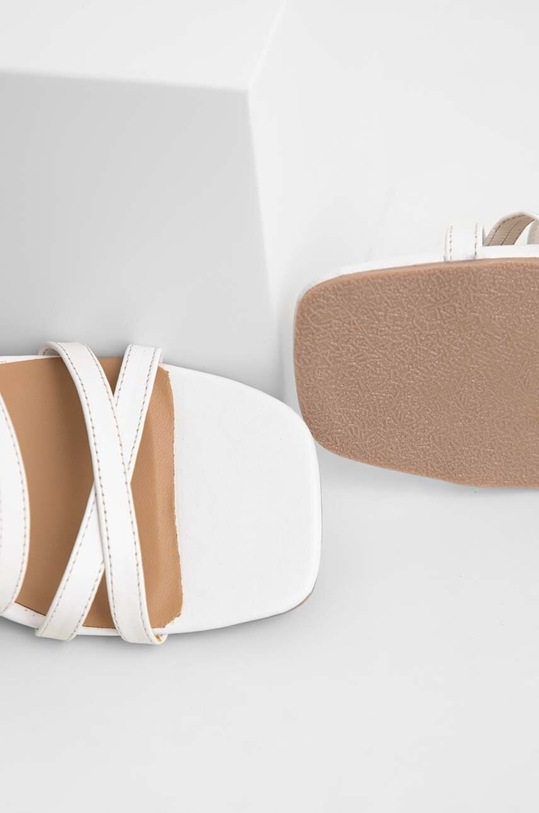 Answear Lab sandały skórzane X kolekcja limitowana BE SHERO biały 8811.1.AT