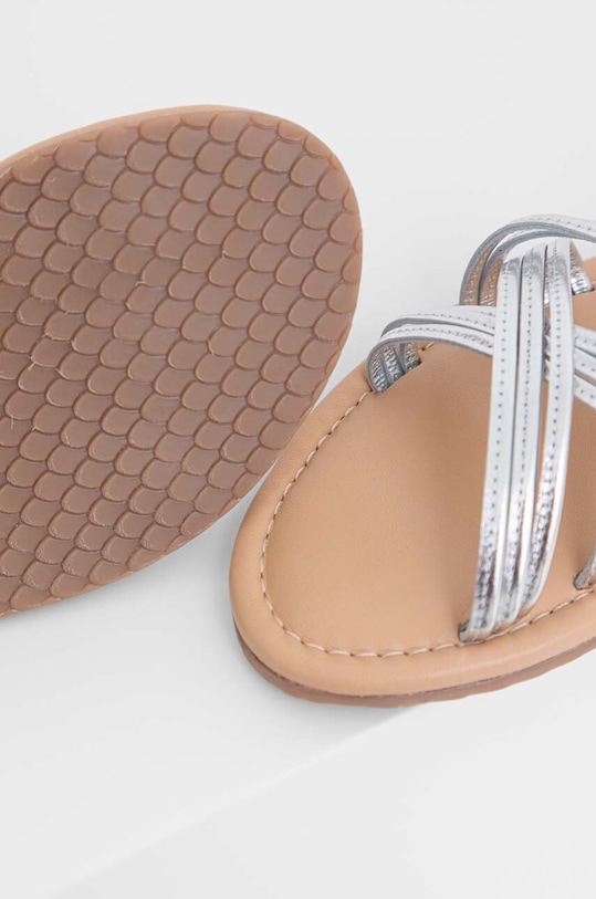 Answear Lab sandały skórzane srebrny DE4028.DB