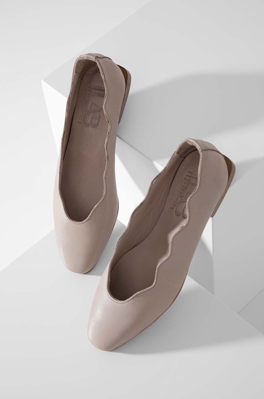 Answear Lab baleriny skórzane 1057.326.DB beżowy WS23