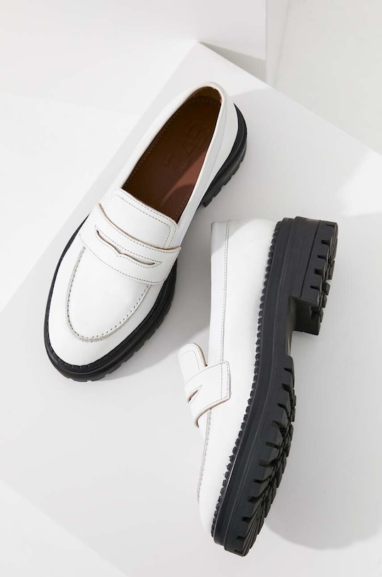 Answear Lab półbuty skórzane HR.220251.DB biały WS23