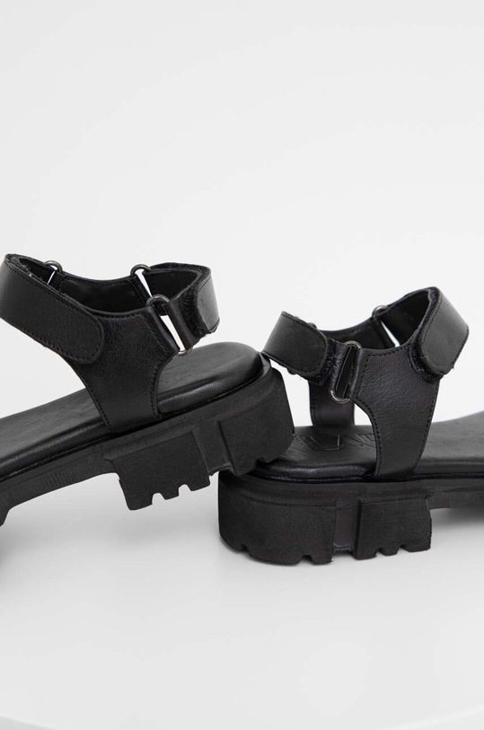 Încălțăminte Answear Lab sandale de piele 494.DB negru