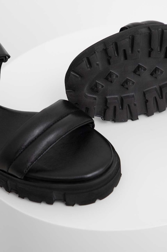 Answear Lab sandale de piele 494.DB negru