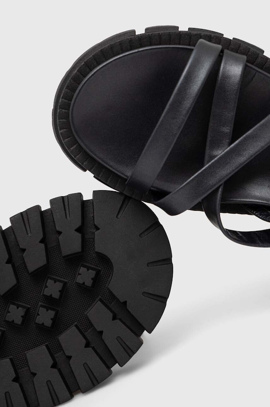 Kožené sandály Answear.LAB černá AL3785.AT