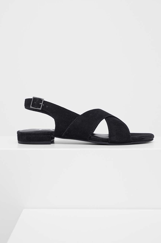 Answear Lab sandale din piele intoarsa 28998.1.DB negru WS23