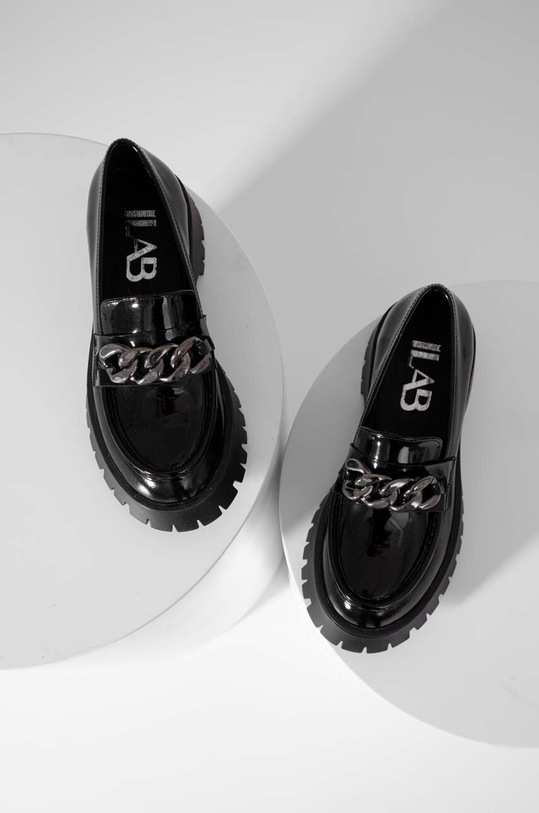 Boty Kožené mokasíny Answear.LAB X limitovaná kolekce SISTERHOOD WA22.OBD058 černá