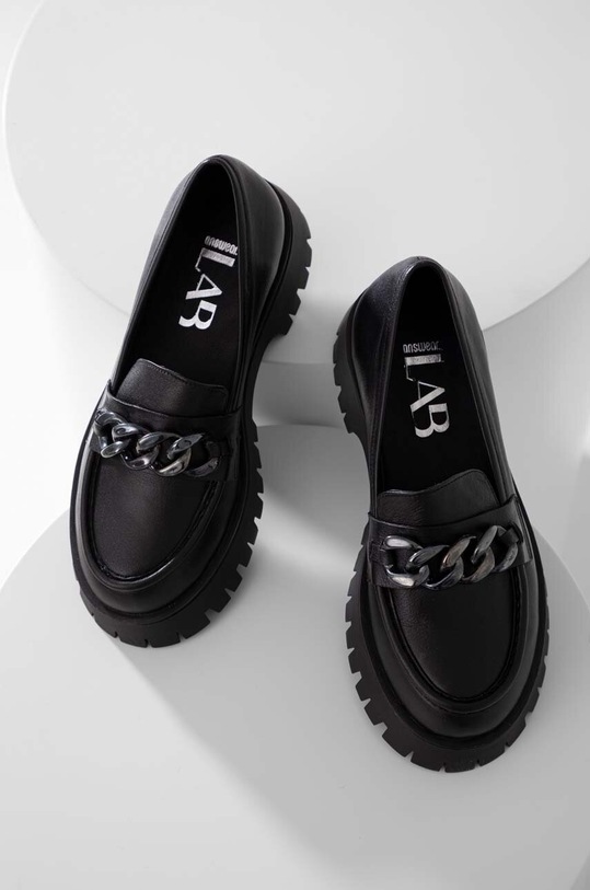 Кожаные мокасины Answear.LAB X лимитированная коллекция SISTERHOOD WA22.OBD057 чёрный WS23