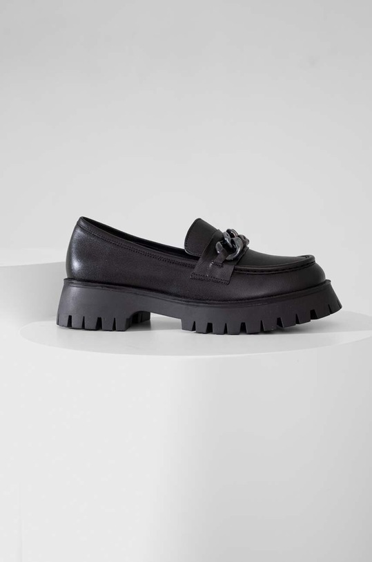 Обувь Кожаные мокасины Answear.LAB X лимитированная коллекция SISTERHOOD WA22.OBD057 чёрный