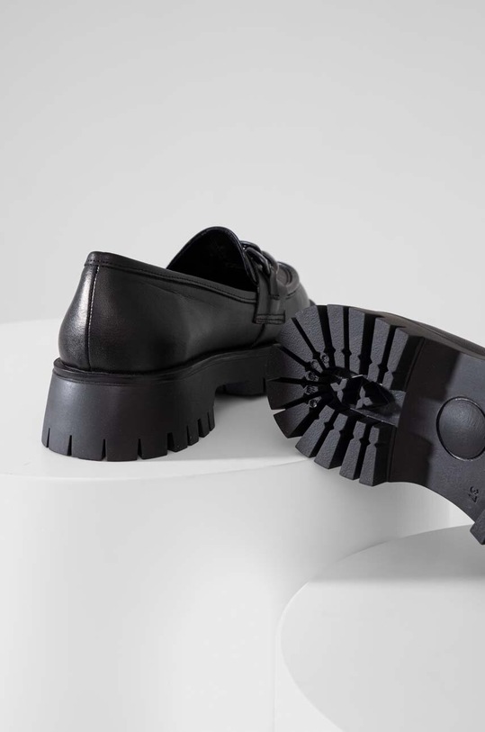 Кожаные мокасины Answear.LAB X лимитированная коллекция SISTERHOOD чёрный WA22.OBD057