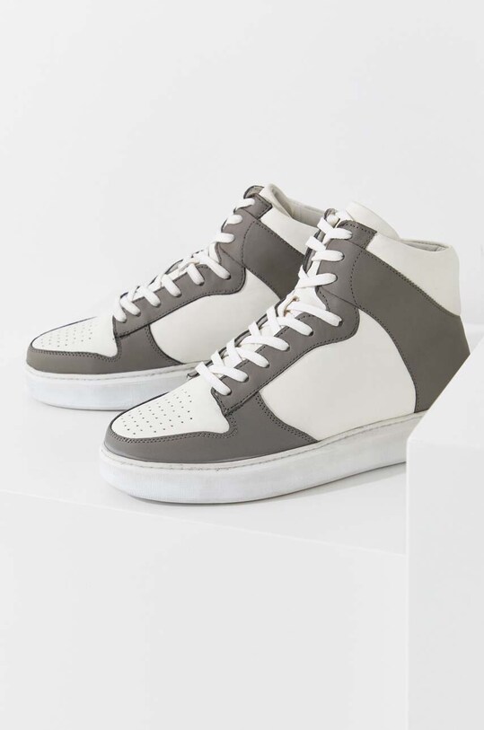 Answear Lab sneakersy skórzane 220316.1.DB szary WS23