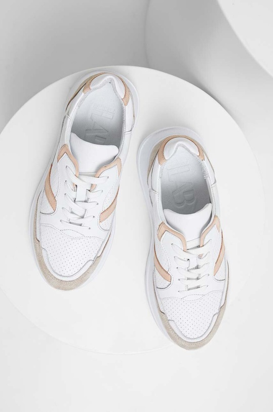 Obuwie Answear Lab sneakersy skórzane obd08s.db biały