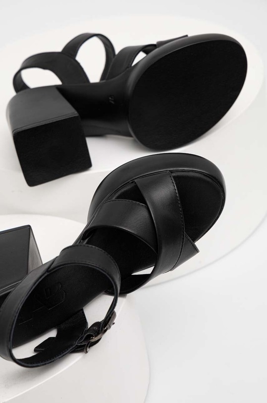 Answear Lab sandały skórzane 101.2175.485.AT czarny