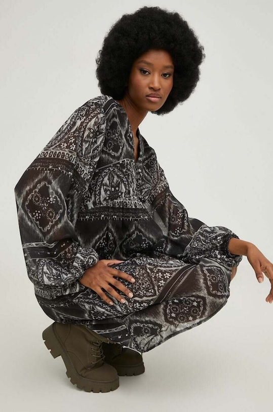 Answear Lab rochie WS23.SUD117 negru WS23