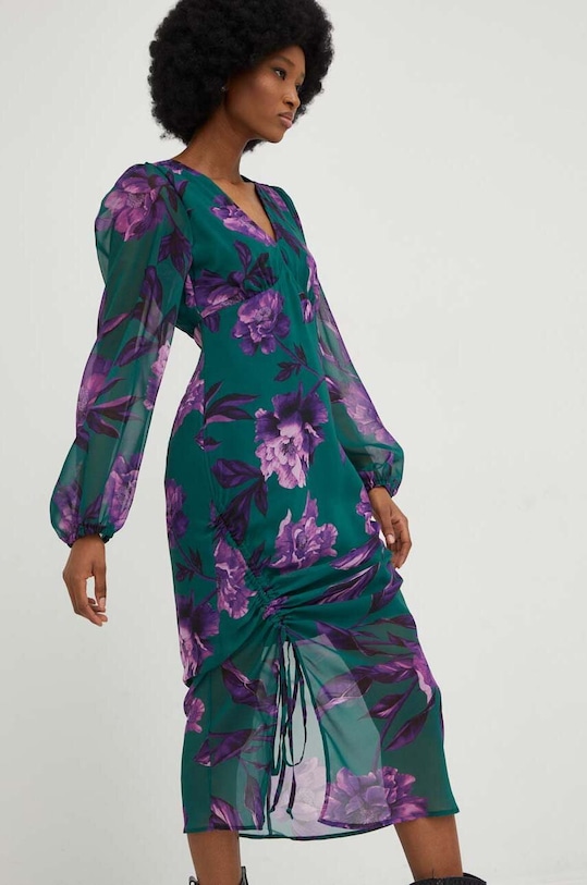 Answear Lab sukienka casual zielony WS23.SUD200