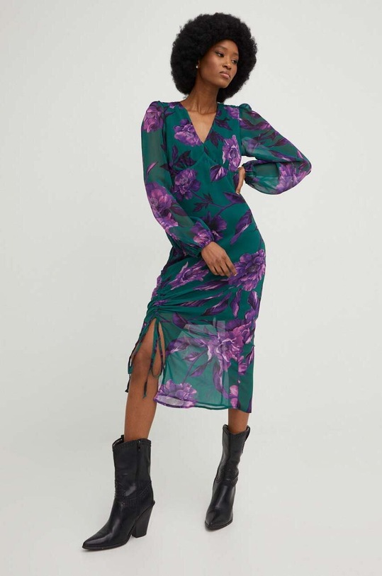 Answear Lab sukienka WS23.SUD200 zielony WS23