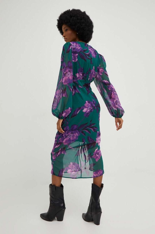 Odzież Answear Lab sukienka WS23.SUD200 zielony