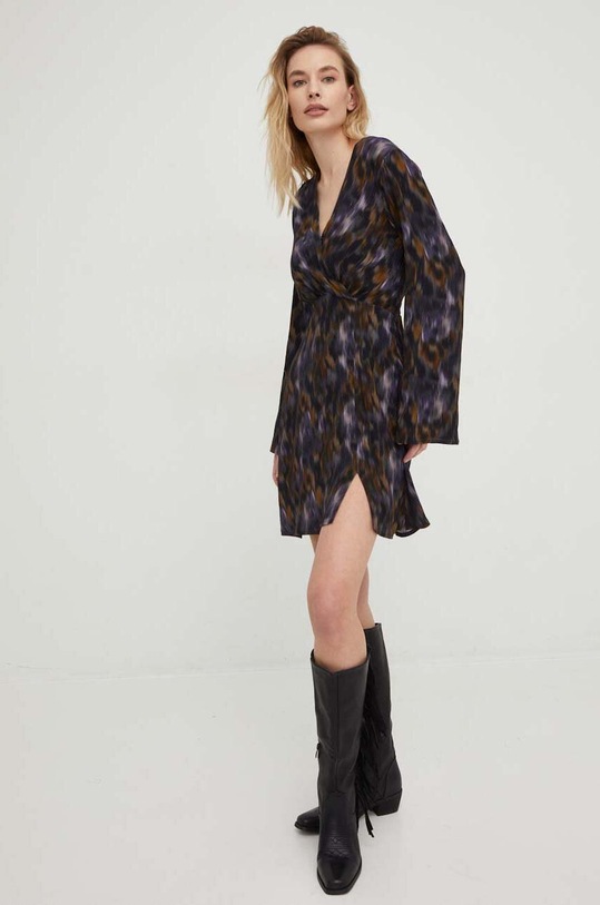 Answear Lab sukienka casual czarny WS23.SUD206