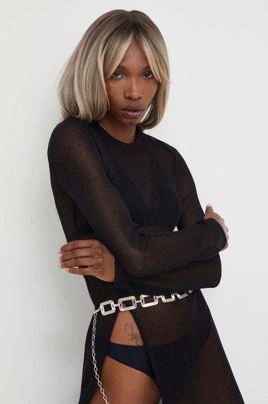 Answear Lab sukienka X kolekcja limitowana BE SHERO WS23.SUD700 czarny