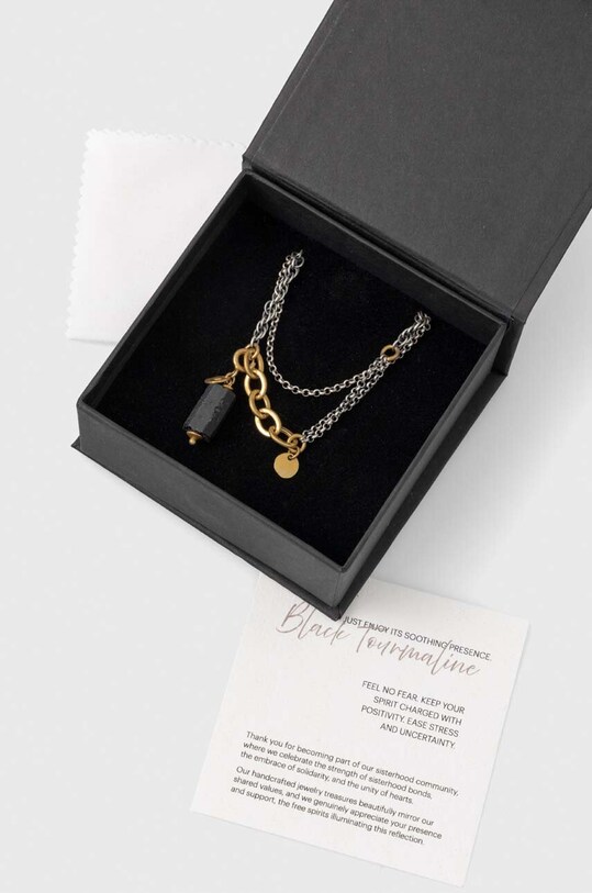 Answear Lab colier de argint realizat manual WS24.AKD001 argintiu