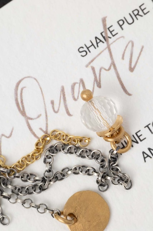 Doplňky Pozlacené náušnice s horským křišťálem Answear.LAB WS24.AKD00B zlatá