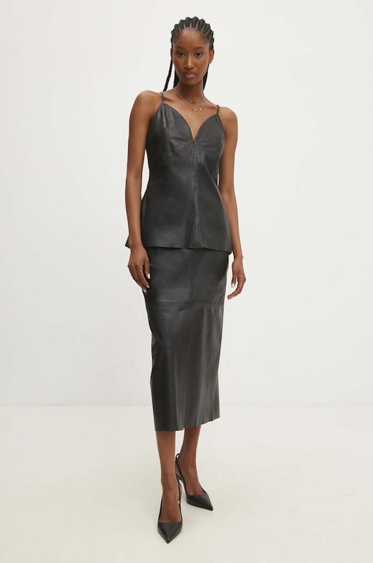 Answear.LAB bőr felső WS24.BDD002 fekete WS24