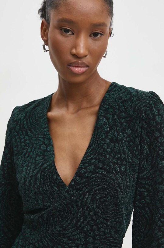 Answear Lab bluzka zielony WS24.BDD006