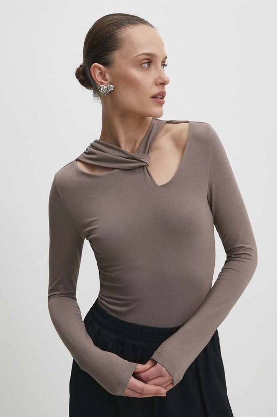 Body Answear.LAB slim hnědá WS24.BDD009