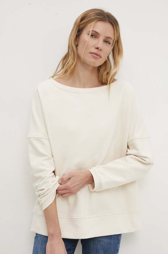 Μπλούζα Answear.LAB μπεζ DIU.pdb