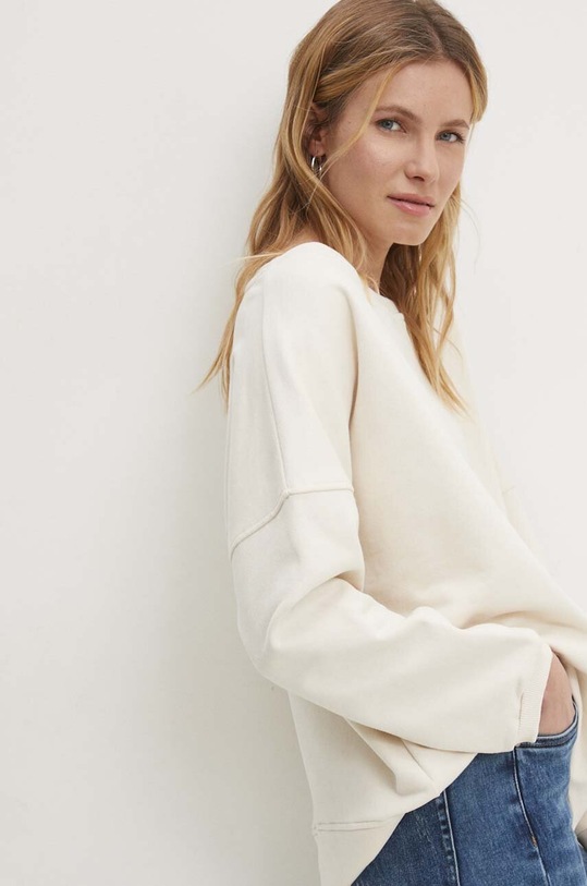 Μπλούζα Answear.LAB DIU.pdb μπεζ