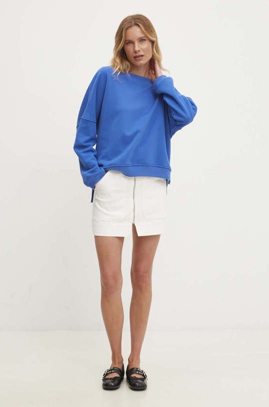 Answear Lab bluza WS24.BLD00O niebieski WS24